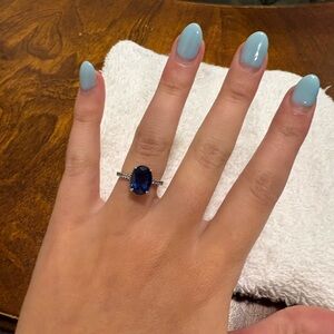 Pandora Blue Stone Ring
